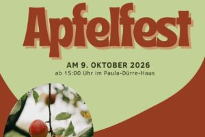 Mehr über den Artikel erfahren Einladung zum Apfelfest am 09.10.2026